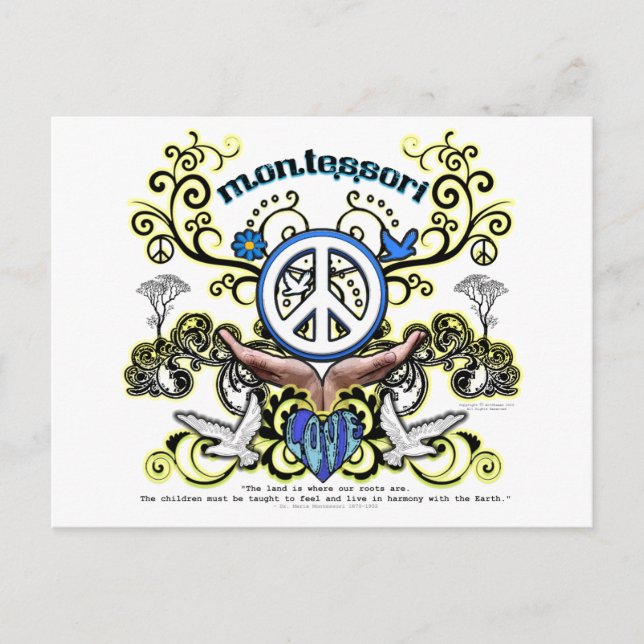 Montesori Peace Postcard (Front)
