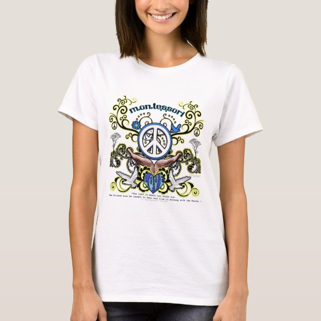Montesori Peace T-Shirt (Front)