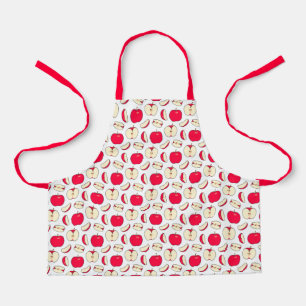 Montessori Apple Food Prep Apron for Kids