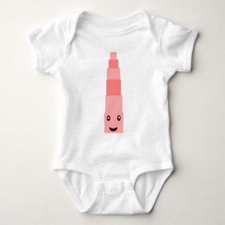 Montessori baby Pink tower Bodysuit