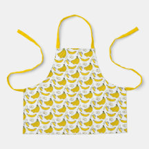 Montessori Banana Food Prep Apron for Kids