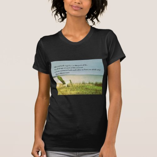 montessori beach scene quote T_Shirt