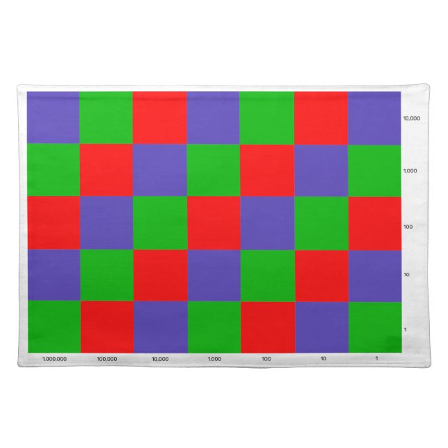 Montessori Checkerboard Placemat (Front)