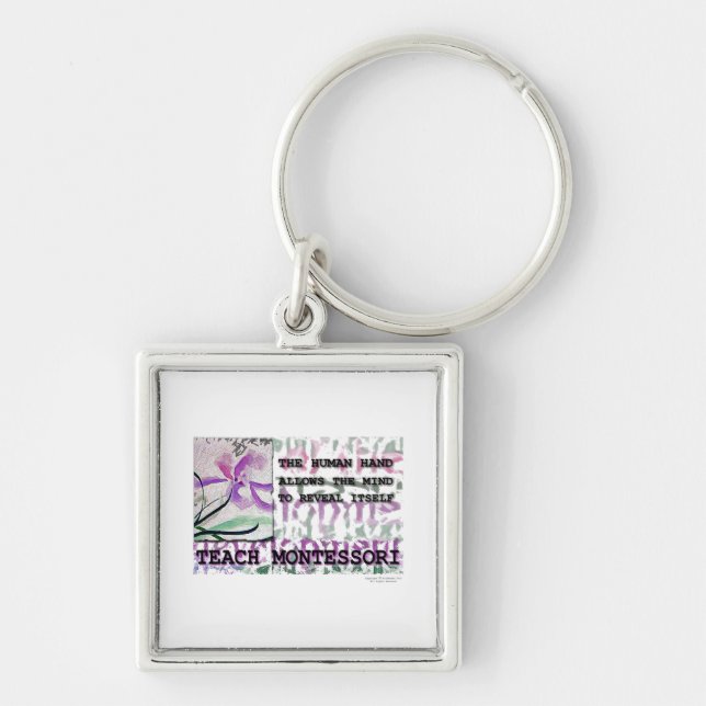 Montessori Iris Keychain (Front)