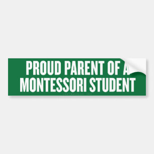 Montessori Parent Bumper Sticker