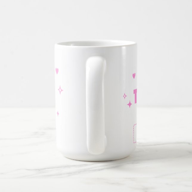 Montessori Pink Tower Mug (Handle)