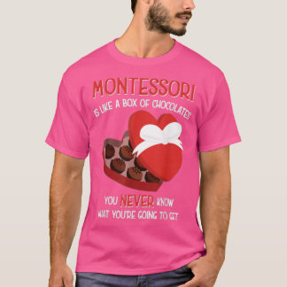 Montessori School Teacher Valentine s Day Gift Ki T-Shirt