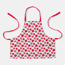 Montessori Strawberry Apron for Kids