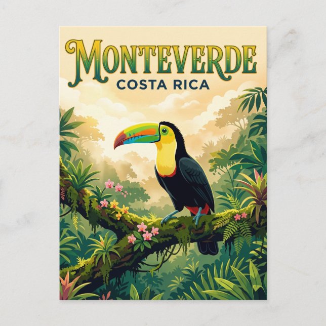 Monteverde Cloud Forest Costa Rica Postcard (Front)