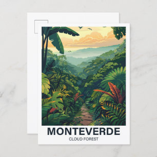 Monteverde Cloud Forest Costa Rica Travel Postcard