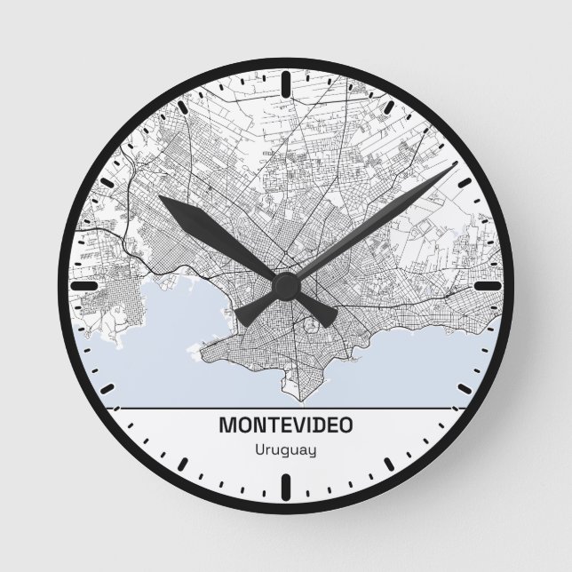 Montevideo Clock City Line Art (Front)