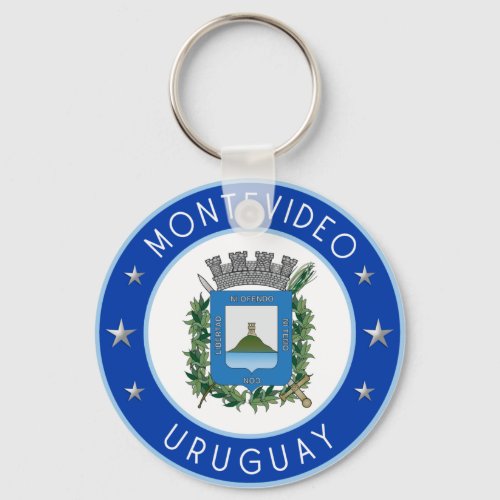 Montevideo Coat Of Arms Keychain