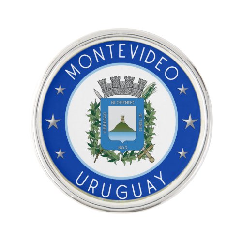 Montevideo Coat Of Arms Lapel Pin