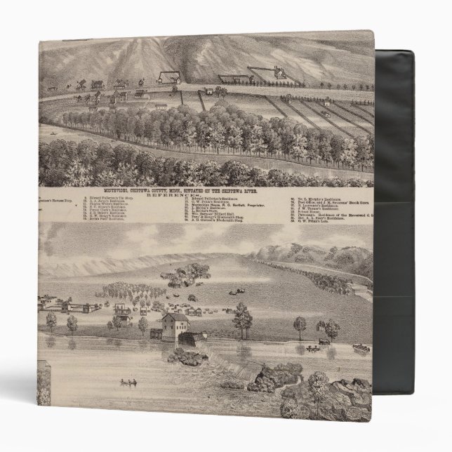 Montevideo, Granite Falls, , Minnesota 3 Ring Binder (Front/Inside)