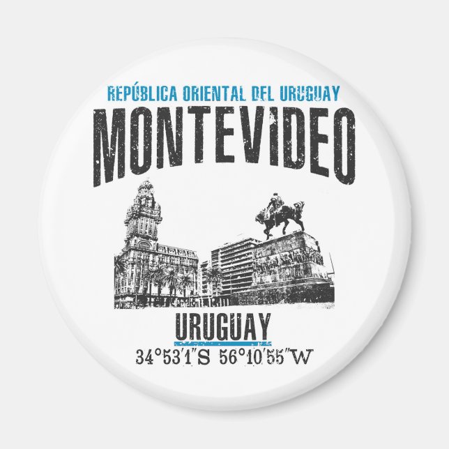 Montevideo Magnet (Front)