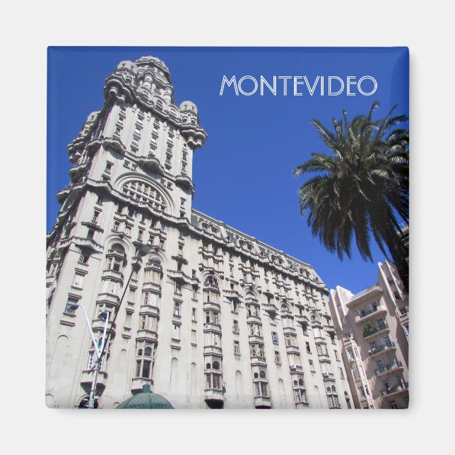 montevideo palacio salvo magnet (Front)