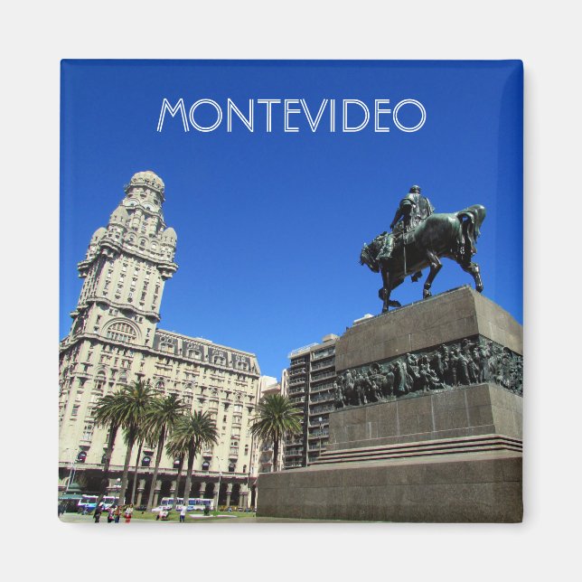 montevideo plaza magnet (Front)