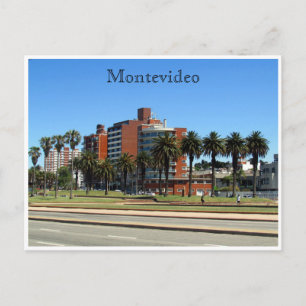 montevideo rambla postcard