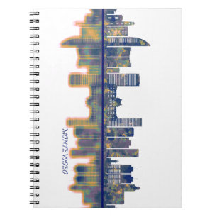 Montevideo Skyline Notebook