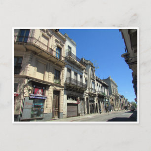 montevideo streets postcard