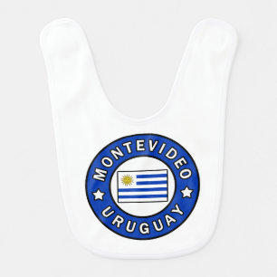 Montevideo Uruguay Baby Bib