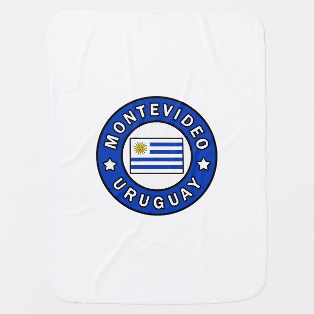 Montevideo Uruguay Baby Blanket (Front)
