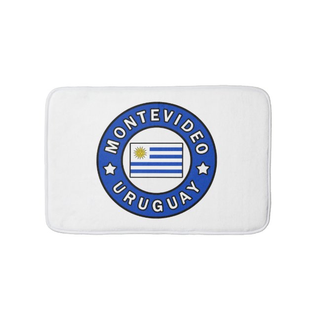 Montevideo Uruguay Bath Mat (Front)