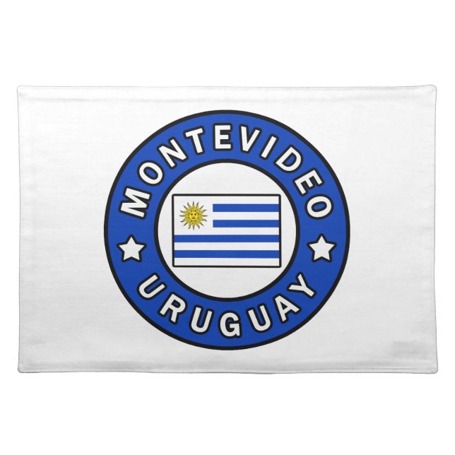 Montevideo Uruguay Cloth Placemat (Front)