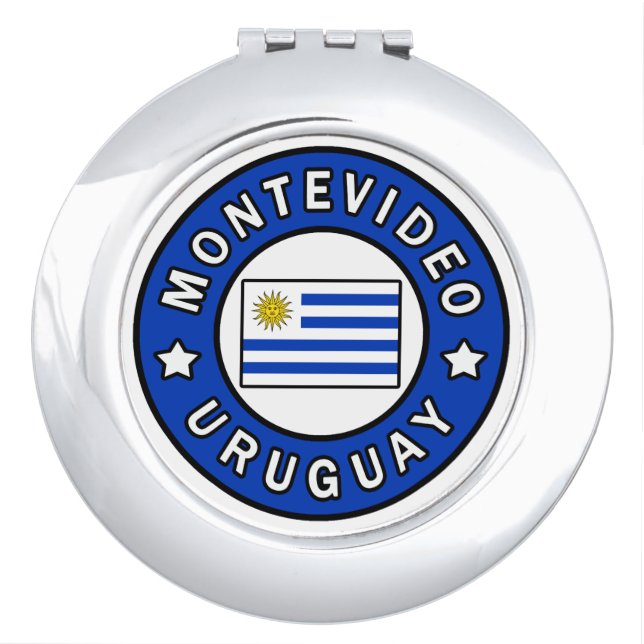 Montevideo Uruguay Compact Mirror (Front)