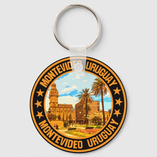 Montevideo Uruguay                                 Keychain (Front)