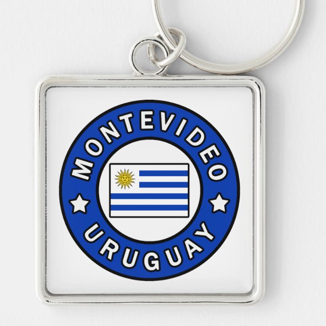 Montevideo Uruguay Keychain (Front)