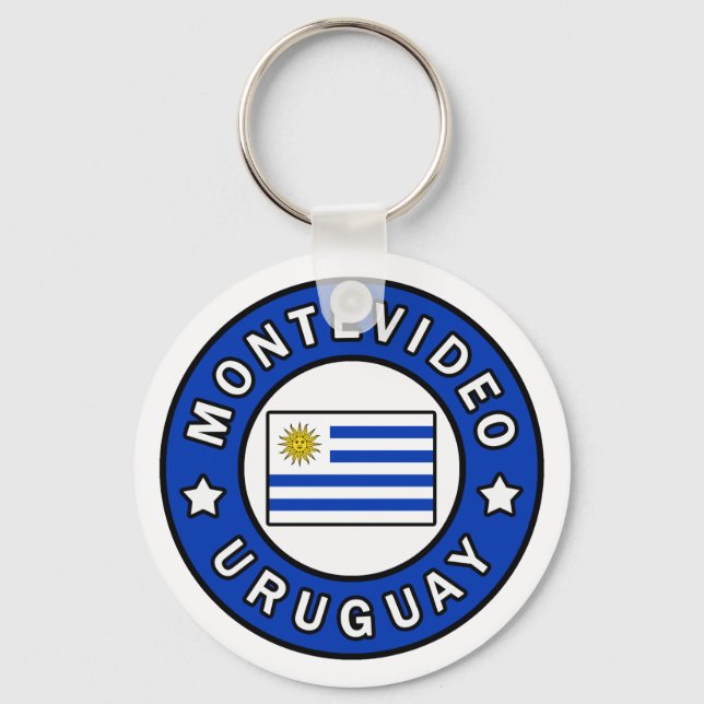 Montevideo Uruguay Keychain (Front)