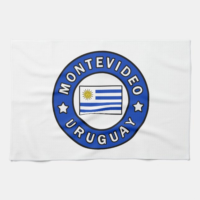 Montevideo Uruguay Kitchen Towel (Horizontal)