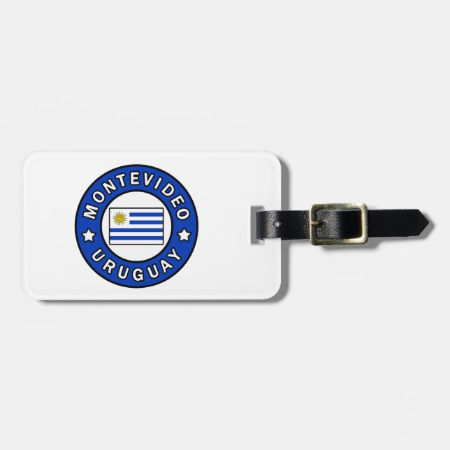 Montevideo Uruguay Luggage Tag (Front Horizontal)