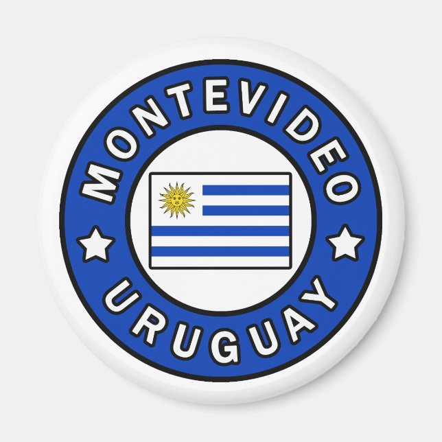 Montevideo Uruguay Magnet (Front)