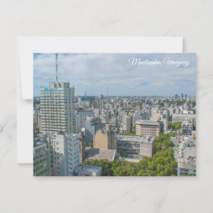 Montevideo, Uruguay, Mirador Panorámico  Postcard