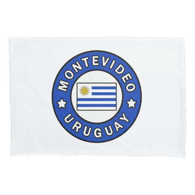 Montevideo Uruguay Pillow Case (Front)