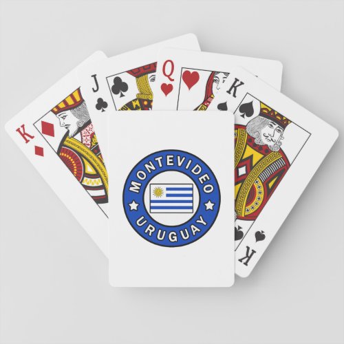 Montevideo Uruguay Playing Cards