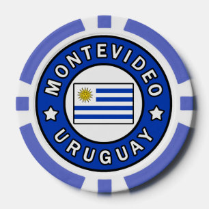 Montevideo Uruguay Poker Chips