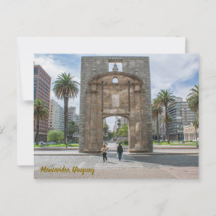 Montevideo, Uruguay, Puerta de la Ciudadela Postcard
