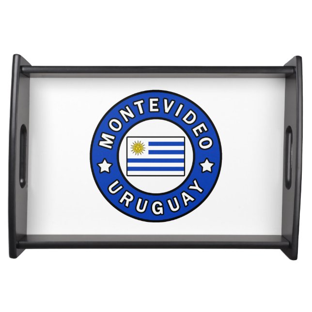 Montevideo Uruguay Serving Tray (Front)