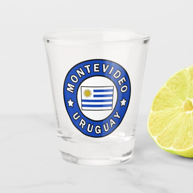 Montevideo Uruguay Shot Glass (Front)