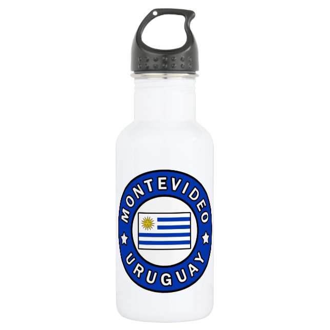 Montevideo Uruguay Stainless Steel Water Bottle (Front)