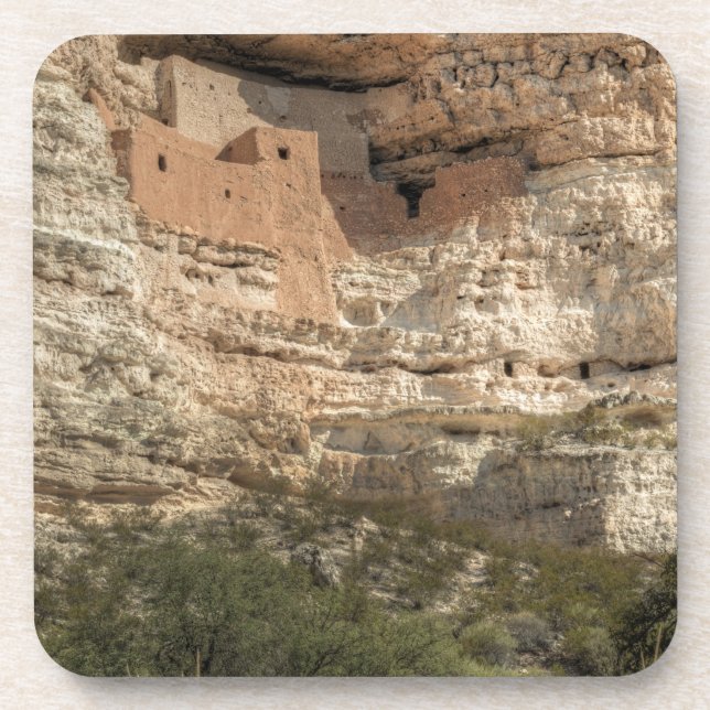 Montezuma Castle National Monument, Arizona Beverage Coaster (Front)