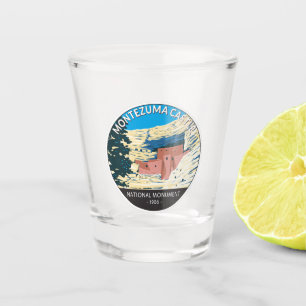 Montezuma Castle National Monument Arizona Vintage Shot Glass