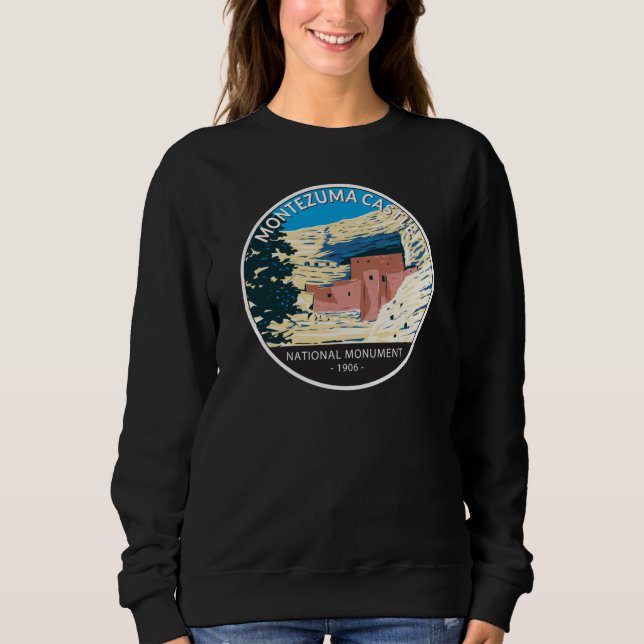 Montezuma Castle National Monument Arizona Vintage Sweatshirt (Front)
