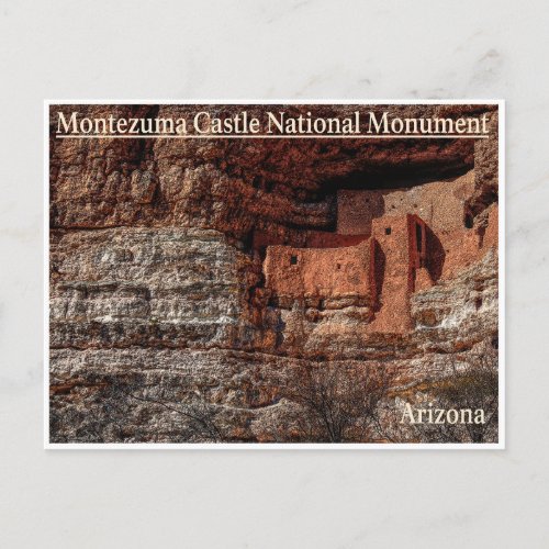 Montezuma Castle National Monument Landscape Postcard