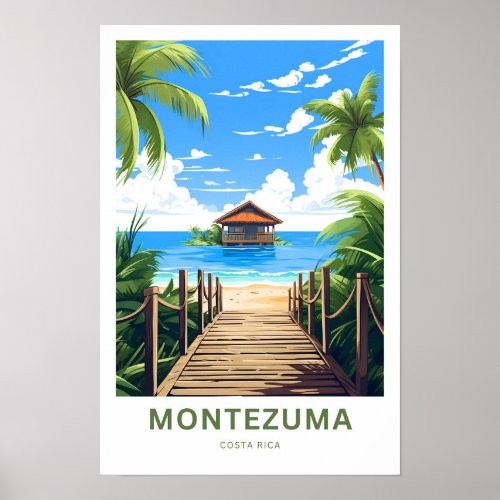 Montezuma Costa Rica Travel Print