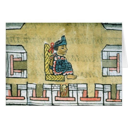 Montezuma II , from the 'Florentine Codex' Cards (Front Horizontal)