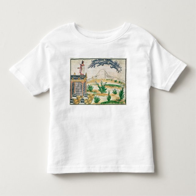 Montezuma II  watching a comet, 1579 Toddler T-shirt (Front)